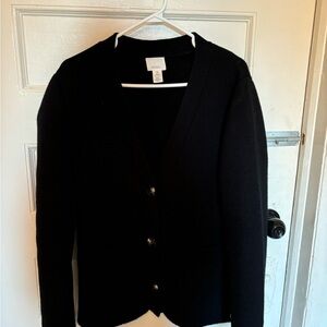 H&M Wool Black Cardigan